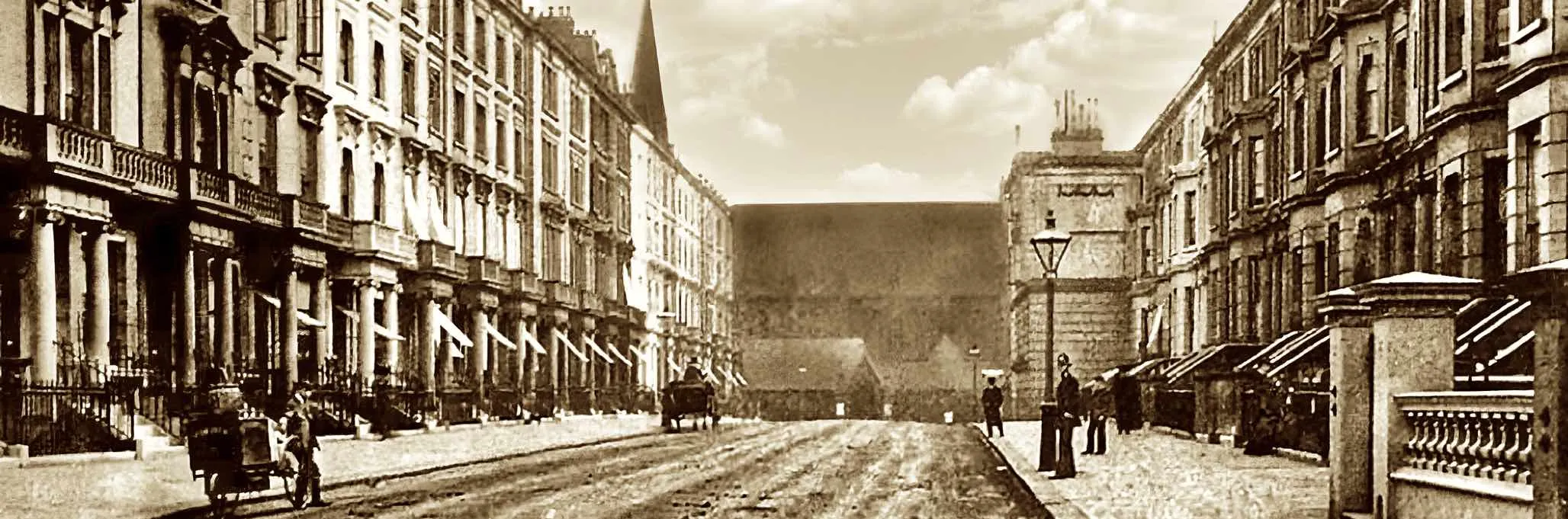 Palace Gardens Terrace in 1906