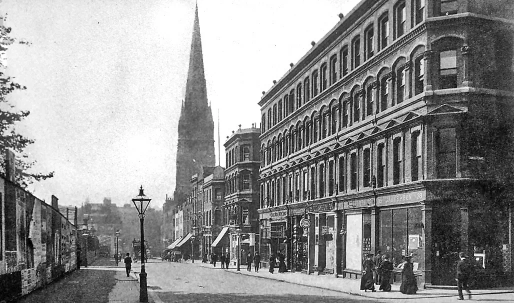Lower Kensington Church Street in 1900